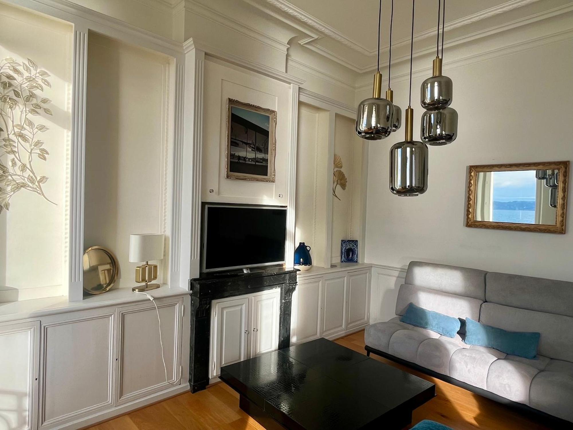 Appartement Sur La Corniche Kennedy Face A La Mer Марсель Экстерьер фото
